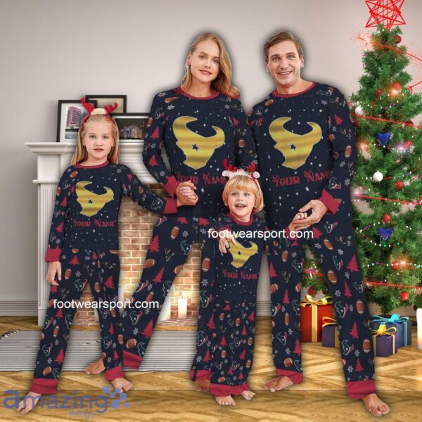 Sofa Gold Logo Houston Texan Christmas Family Pajamas Set For Adults - Sofa Gold Logo Houston Texan Christmas Family Pajamas Set For Adults