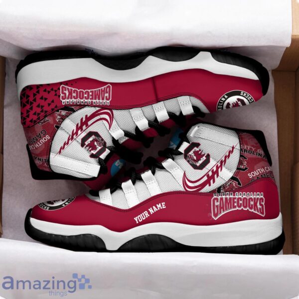 South Carolina Gamecocks Air Jordan 11 Sneakers Custom Name Sport Team Shoes For Men And Women Product Photo 2