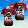 South Carolina Gamecocks NCAA Tropical Hawaiian Shirt Custom Name Trending Summer Limited Edition
