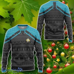 S.T Picard Blue Ugly Christmas Custom Ugly Sweater Impressive Gift image S.T Picard Blue Ugly Christmas Custom Ugly Sweater Impressive Gift Product Photo 2