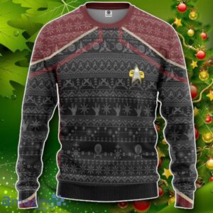 S.T Picard Red Ugly Christmas Custom Ugly Sweater Impressive Gift Product Photo 1