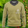 S.T The Original Series Yellow Ugly Christmas Custom Name Ugly Sweater Impressive Gift