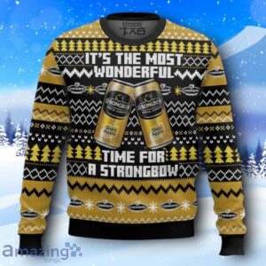 Strongbow UK Beer Ugly Christmas Sweater New Design Product Photo 1