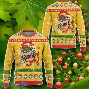 Super Mario Bowser Custom Ugly Christmas Sweater Impressive Gift Product Photo 2