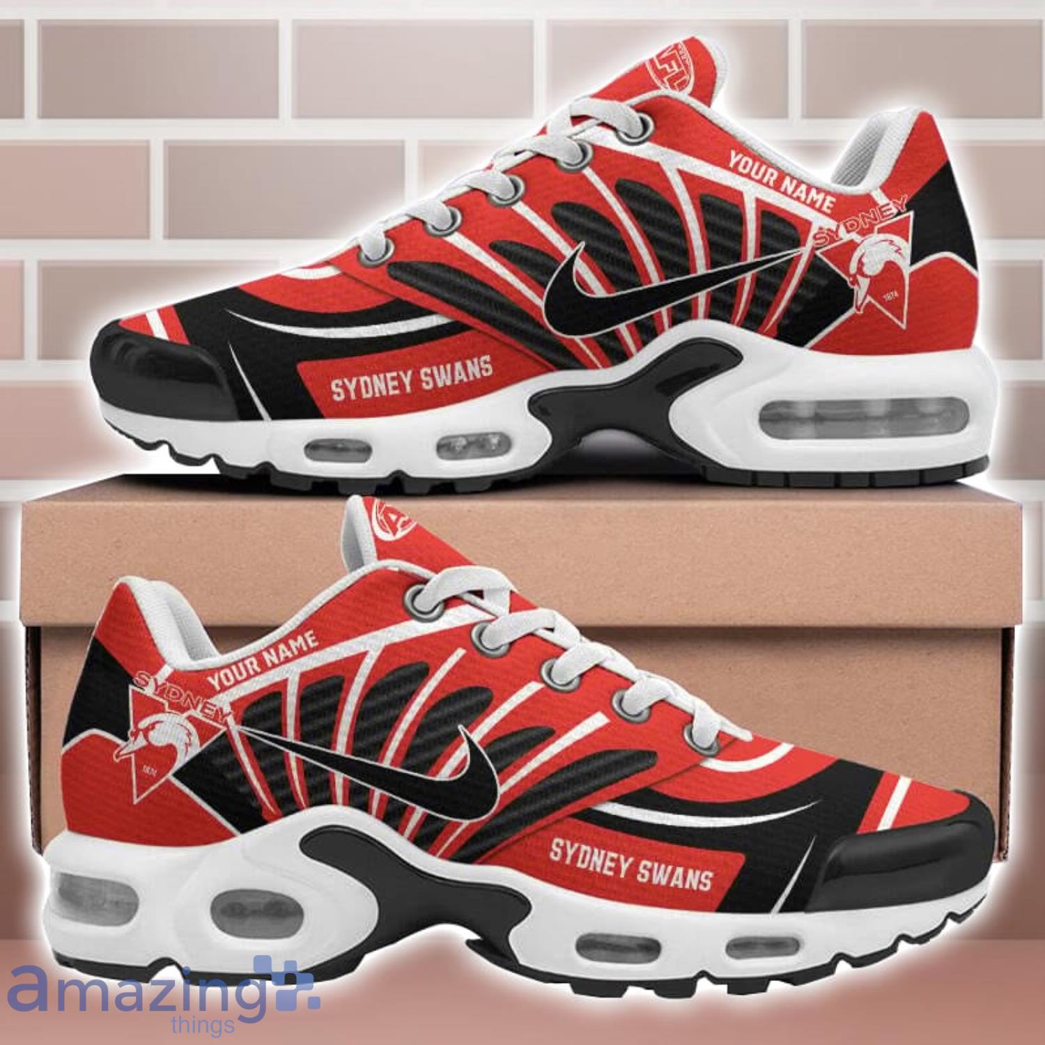 Sydney Swans Air Cushion Sports Shoes For Men And Women TN Shoes Sneakers Custom Name Limited Shoes image Sydney Swans Air Cushion Sports Shoes For Men And Women TN Shoes Sneakers Custom Name Limited Shoes Product Photo 1