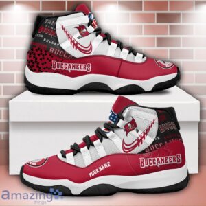 Tampa Bay Buccaneers Air Jordan 11 Sneakers Custom Name Sport Team Shoes For Men And Women Product Photo 1