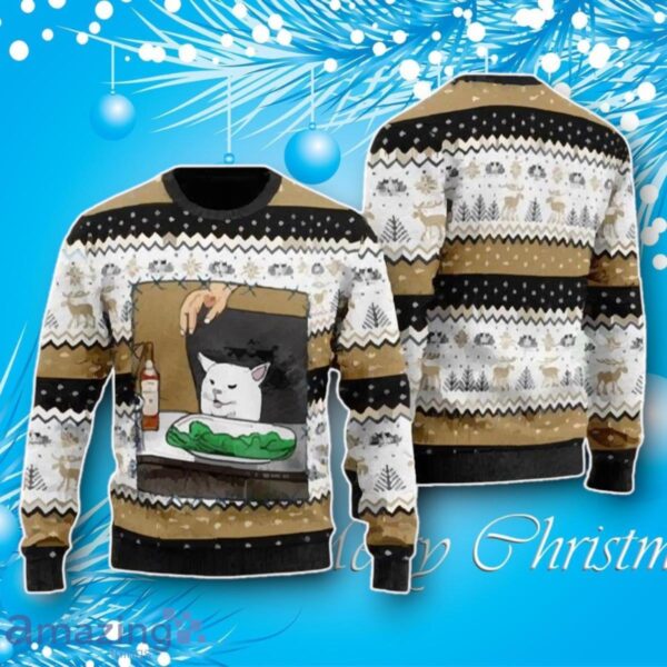 The Macallan Cat Meme Christmas Ugly Sweater Impressive Gift Product Photo 1