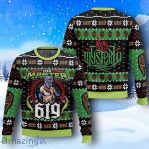 The Master Of The 619 Rey Mysterio Ugly Christmas Sweater Product Photo 3