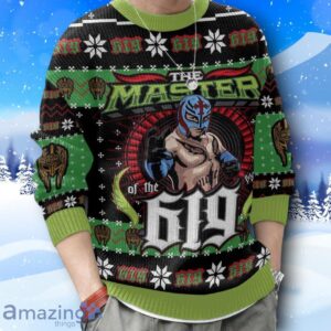 The Master Of The 619 Rey Mysterio Ugly Christmas Sweater Product Photo 4