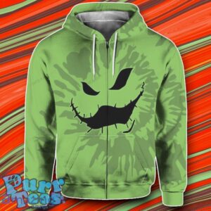The Nightmare Before Christmas Oogie Boogie Zip 3D Hoodie Impressive Gift For Men And Women Product Photo 2