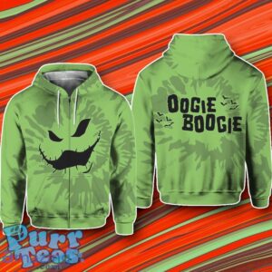 The Nightmare Before Christmas Oogie Boogie Zip 3D Hoodie Impressive Gift For Men And Women Product Photo 1