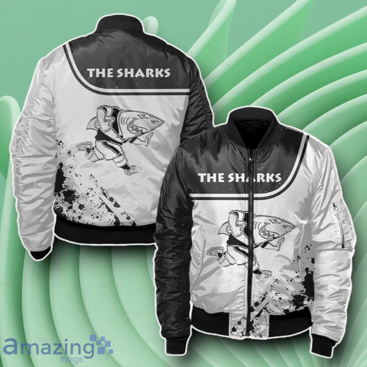 The Sharks Bomber 3D Beautiful Gift For Everyone image The Sharks Bomber 3D Beautiful Gift For Everyone Product Photo 1