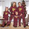 Tired Gold Logo Atlanta Falcon Christmas Pajamas Set Family For Men Women Kids