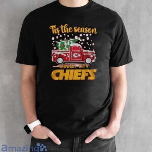 Tis The Season Kansas City Chiefs Christmas Shirt image Tis The Season Kansas City Chiefs Christmas Shirt - Black Unisex T-Shirt