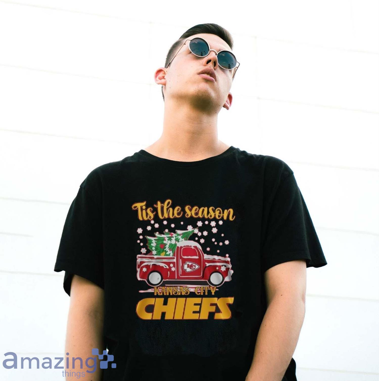 Tis The Season Kansas City Chiefs Christmas Shirt image Tis The Season Kansas City Chiefs Christmas Shirt - G500 Gildan T-Shirt