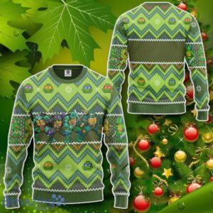 TMNT Turtles Ugly Christmas Custom Ugly Sweater Impressive Gift Product Photo 2