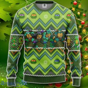 TMNT Turtles Ugly Christmas Custom Ugly Sweater Impressive Gift Product Photo 1