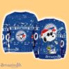 Toronto Blue Jays MLB Snoopy and Woodstock Cute Personalized Number Christmas Ugly Sweater New Gift Limited Edition