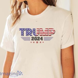 Trump 2024 Comfort Colors Shirt, Trump T Shirt, Patriotic TShirt image Trump 2024 Comfort Colors Shirt, Trump T-Shirt, Patriotic TShirt - White Ladies T-Shirt