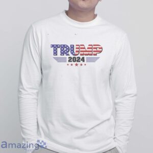 Trump 2024 Comfort Colors Shirt, Trump T Shirt, Patriotic TShirt image Trump 2024 Comfort Colors Shirt, Trump T-Shirt, Patriotic TShirt - White Sweatshirt