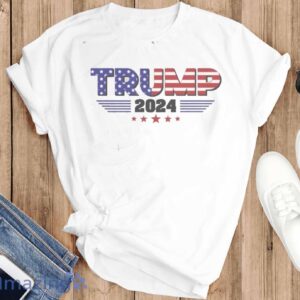 Trump 2024 Comfort Colors Shirt, Trump T-Shirt, Patriotic TShirt - T-SHIRT FLAT