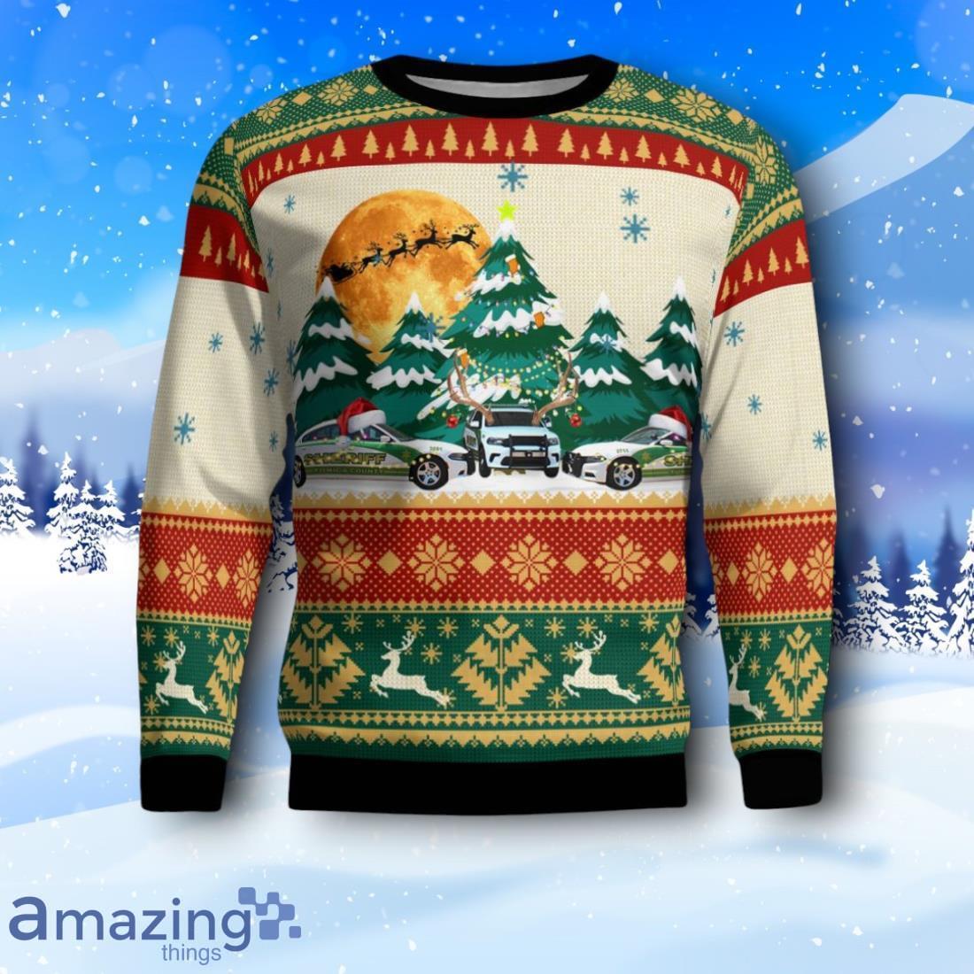 Tunica County Sheriff, Tunica, Mississippi Christmas AOP Sweater image Tunica County Sheriff, Tunica, Mississippi Christmas AOP Sweater Product Photo 2