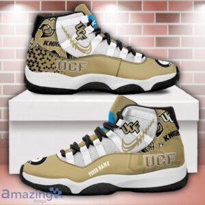 UCF Knights Air Jordan 11 Sneakers Custom Name Sport Team Shoes For Men And Women Product Photo 1