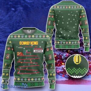 Ugly Donkey Kong Christmas Custom Name Ugly Sweater Style Gift image Ugly Donkey Kong Christmas Custom Name Ugly Sweater Style Gift Product Photo 2