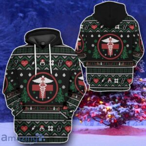 Ugly Nurse Christmas Sweaters Custom Hoodie Style Gift Product Photo 2