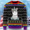 Unicorn Christmas Tree Christmas Sweater Unique Gift