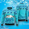Unicorn Nope 3D Printed Christmas Sweater Impressive Gift