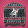 Unicorn Riding Dinosaur To Christmas Town Ugly 3D Sweater Unique Gift
