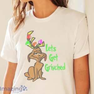 UNISEX GRINCH SWEATSHIRT - Let's Get Grinched Unisex Sweatshirt - White Ladies T-Shirt