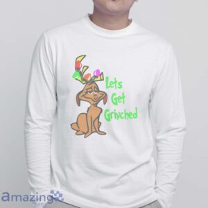 UNISEX GRINCH SWEATSHIRT - Let's Get Grinched Unisex Sweatshirt - White Sweatshirt