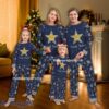 Unwind Gold Logo Dallas Cowboy Christmas Family Pajamas Set For Men Women Kids