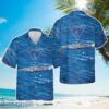 US Navy Carrier Air Wing Five (CVW-5) Aircraft Flying Over The USS Ronald Reagan (CVN-76) Hawaiian Shirt Beach Shirt
