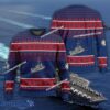 USS Devastator (MCM-6) Christmas Ugly Sweater AOP For US Navy