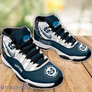 Utah State Aggies Air Jordan 11 Sneakers Custom Name Sport Team Shoes For Men And Women Product Photo 3