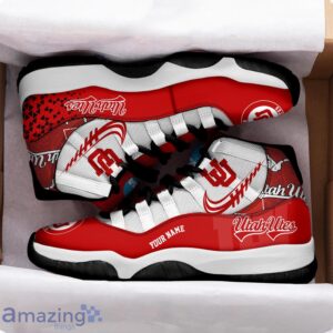 Utah Utes Air Jordan 11 Sneakers Custom Name Sport Team Shoes For Men And Women Product Photo 2