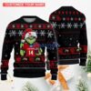 Utah Utes Custom Name And Number For Fans Chrismas Ugly Sweater Holiday Gift