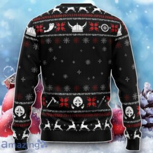 Valhalla Viking Ugly Christmas Sweater Unique Gift Product Photo 2