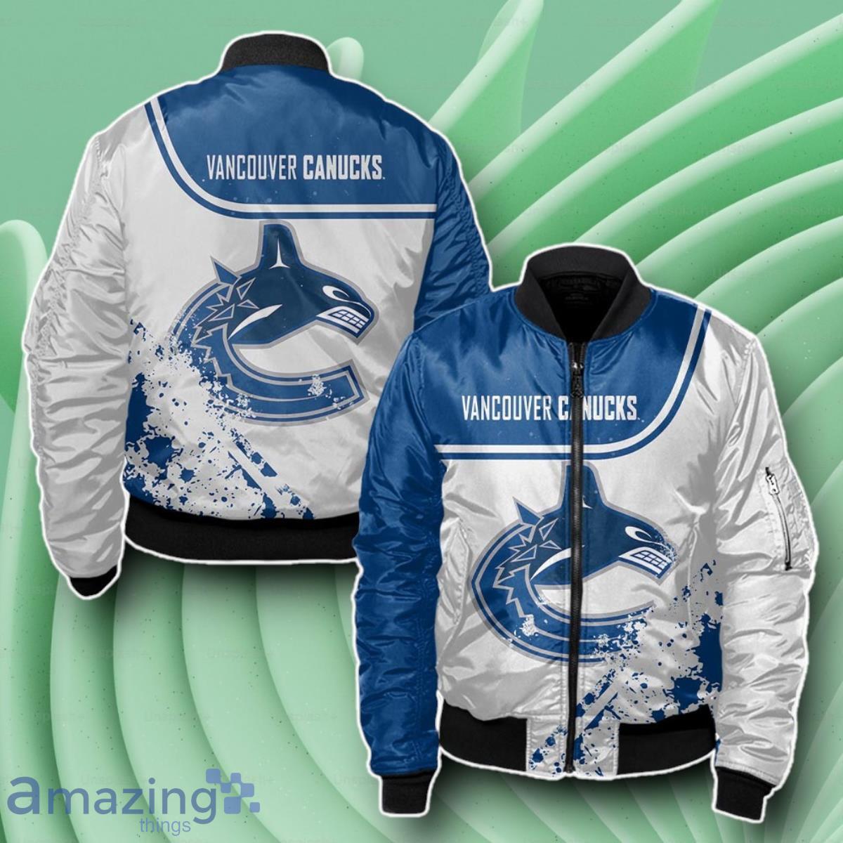 Vancouver Canucks Bomber 3D Beautiful Gift For Everyone image Vancouver Canucks Bomber 3D Beautiful Gift For Everyone Product Photo 1