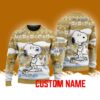 Vanderbilt Commodores NCAA Snoopy Cute Christmas Ugly Sweater 3D Gift For Fans Custom Name