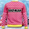 Vegeta Pink Badman Ugly Christmas Sweater Unique Gift