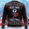 Venom Beast Mode Christmas Ugly Christmas Sweater Unique Gift
