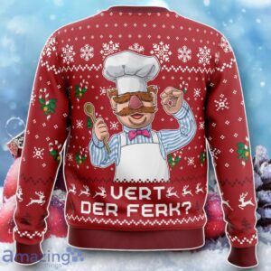 Vert Der Ferk The Muppet Show Ugly Christmas Sweater Unique Gift image Vert Der Ferk The Muppet Show Ugly Christmas Sweater Unique Gift Product Photo 2