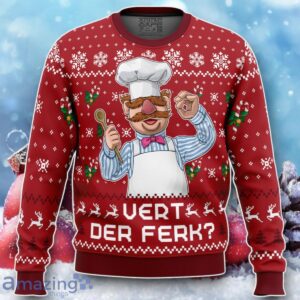 Vert Der Ferk The Muppet Show Ugly Christmas Sweater Unique Gift Product Photo 1