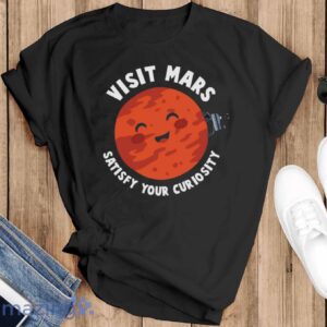 Visit Mars Shirt, Mars Space T-Shirt, Astronomy Shirt - Black T-Shirt