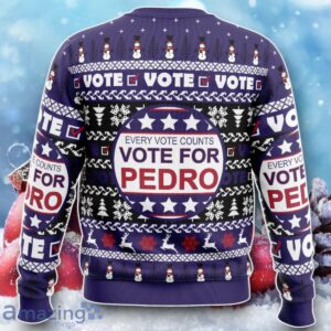 Vote For Pedro Napoleon Dynamite Ugly Christmas Sweater Unique Gift Product Photo 2