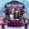 Vote For Pedro Napoleon Dynamite Ugly Christmas Sweater Unique Gift